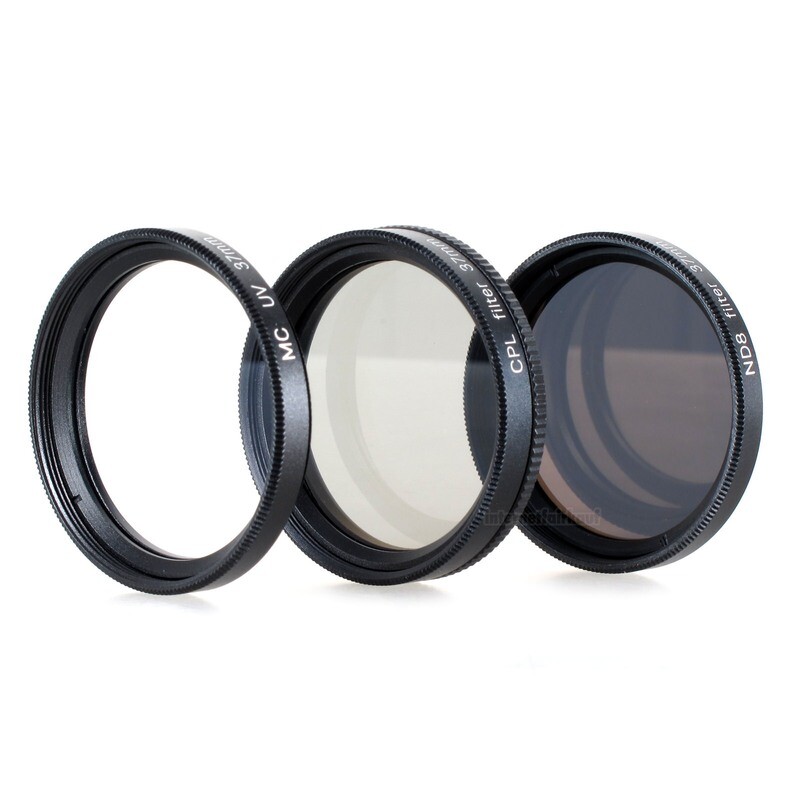 UV + Pol + ND8 Filter 37mm, schwarz