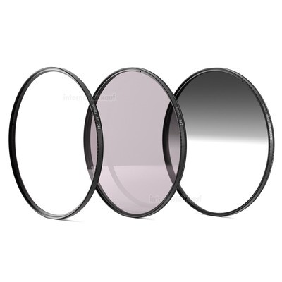 Set UV + Polfilter + Grauverlaufsfilter passend für Tamron 70-200mm