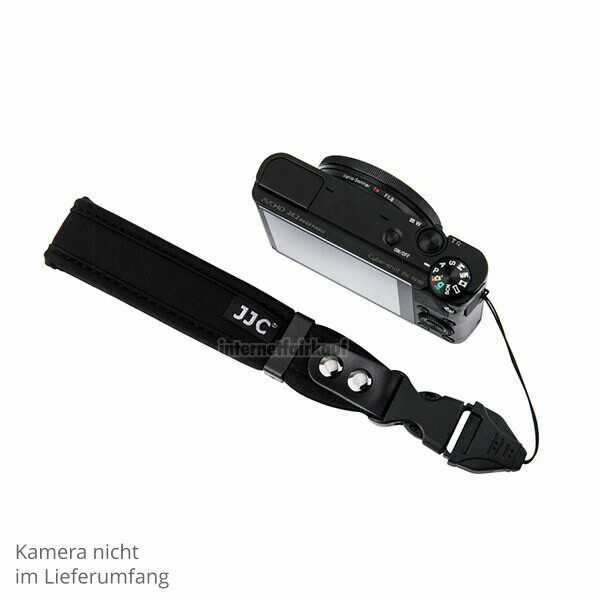 JJC ST-1MLBK - Handgelenk Schlaufe für Kameras mit kleinen Gurtösen