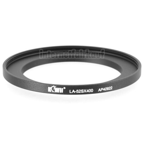 Kiwifotos LA-52SX400 Adapter für Canon Powershot SX400 IS