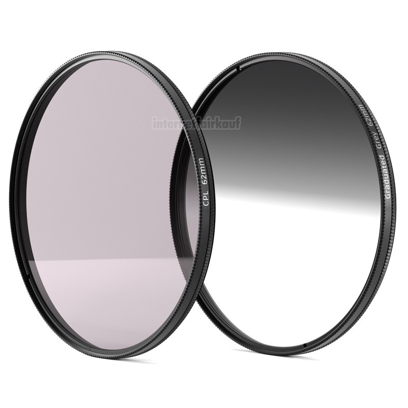 Pol + Grauverlaufsfilter 62mm