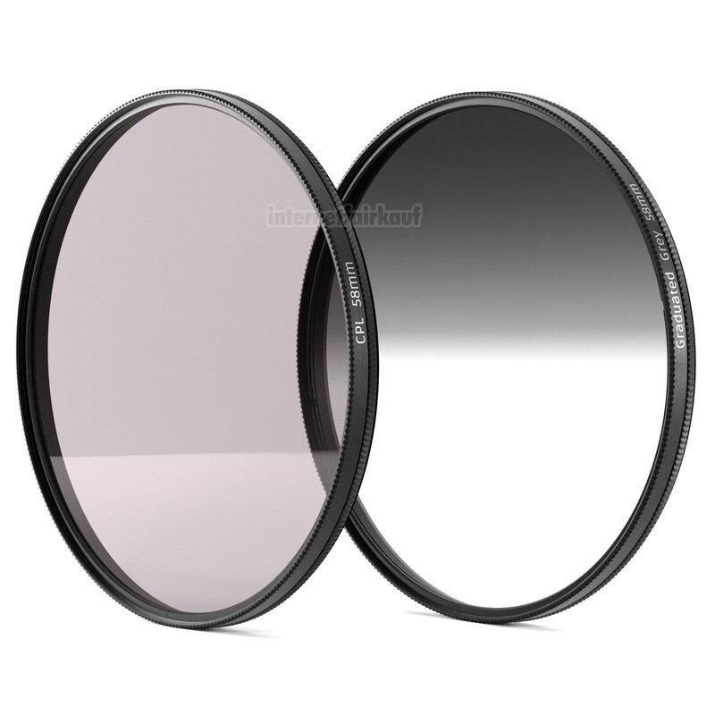 Pol + Grauverlaufsfilter 58mm