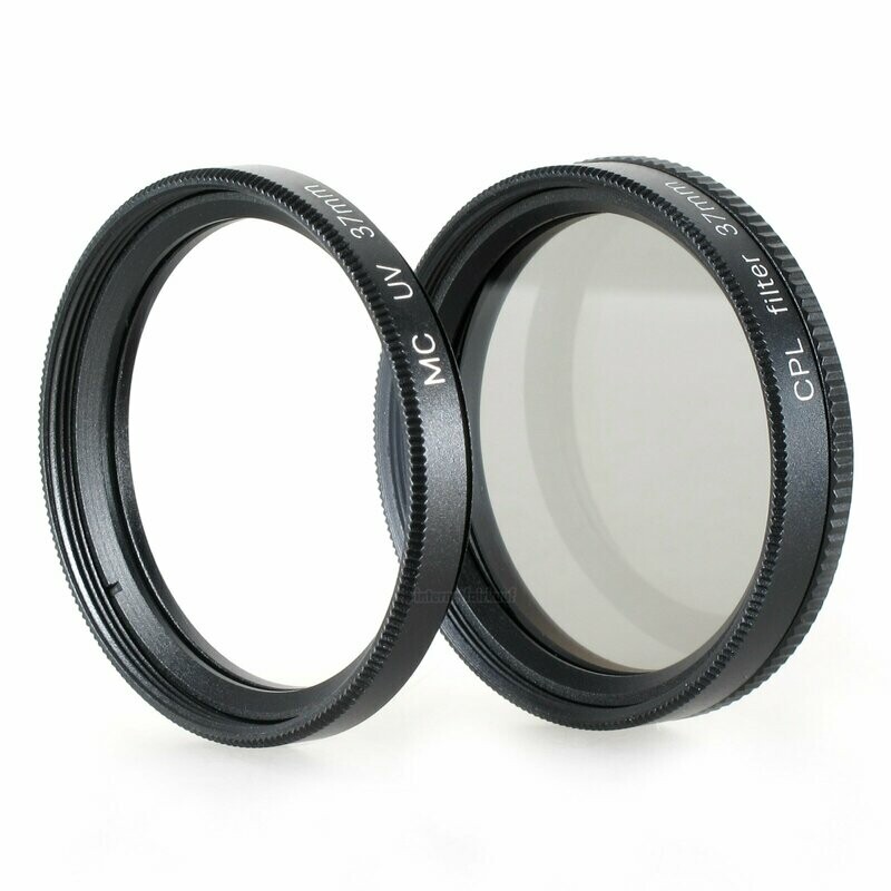UV + Polfilter 37mm, schwarz