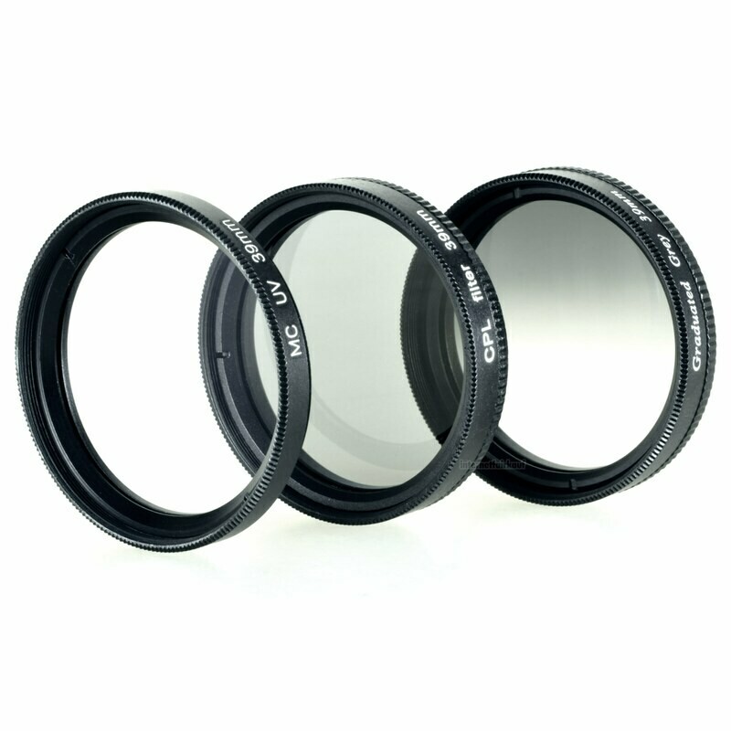 UV + Pol + Grauverlaufsfilter 39mm