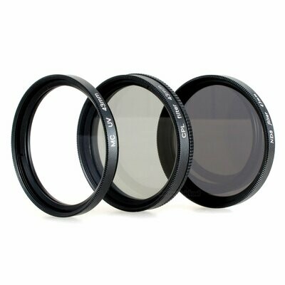UV + Pol + ND8 Filter passend für Canon Legria HF R87 HF R86