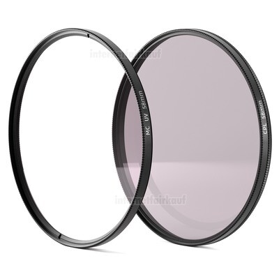 UV + Polfilter passend für Canon EOS 200D und 18-55 Objektiv