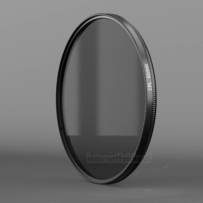 Polfilter circular passend für Nikon D5300 und AF-P 18-55mm Obj.