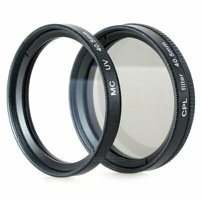 UV + Polfilter passend für Sony Alpha A5000 A5100 A6000 und 16-50mm Objektiv