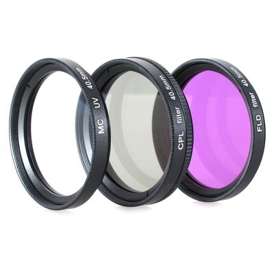 UV + Pol + FD / FLD Filter passend für Sony Alpha A5000 A5100 A6000 und 16-50mm Objektiv
