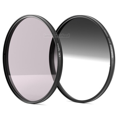 POL + Grauverlaufs-Filter passend für Sony FDR-AX33