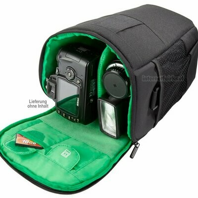 Kameratasche Fototasche passend für Nikon D5600 und 18-140mm / 18-105mm Objektiv