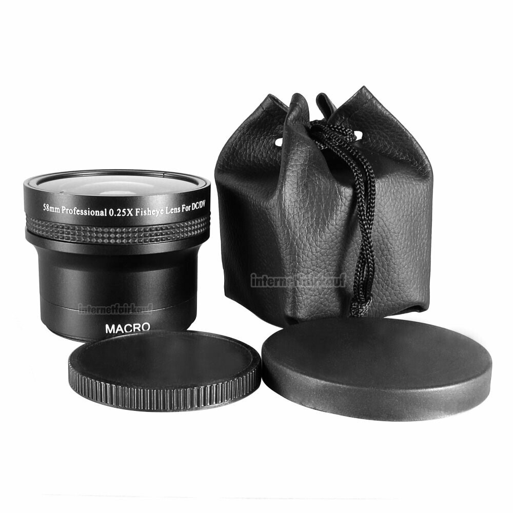 0.25x Fisheye Vorsatz passend für Canon Powershot G1X Mark II