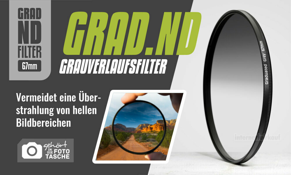 ND Grauverlaufsfilter 67mm