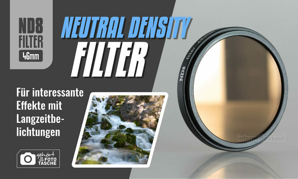 ND8 Graufilter Neutral Density passend für JVC GZ-RY980HEU