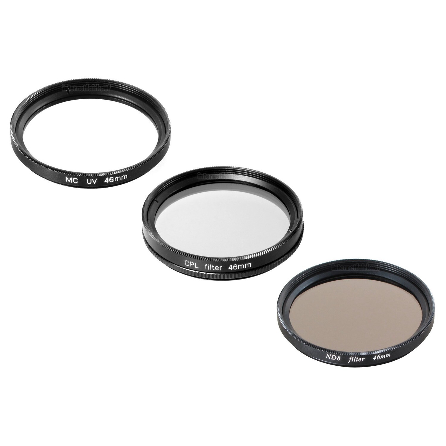 UV + Pol + ND8 Filter passend für NIKON Z50 mit 16-50mm Objektiv