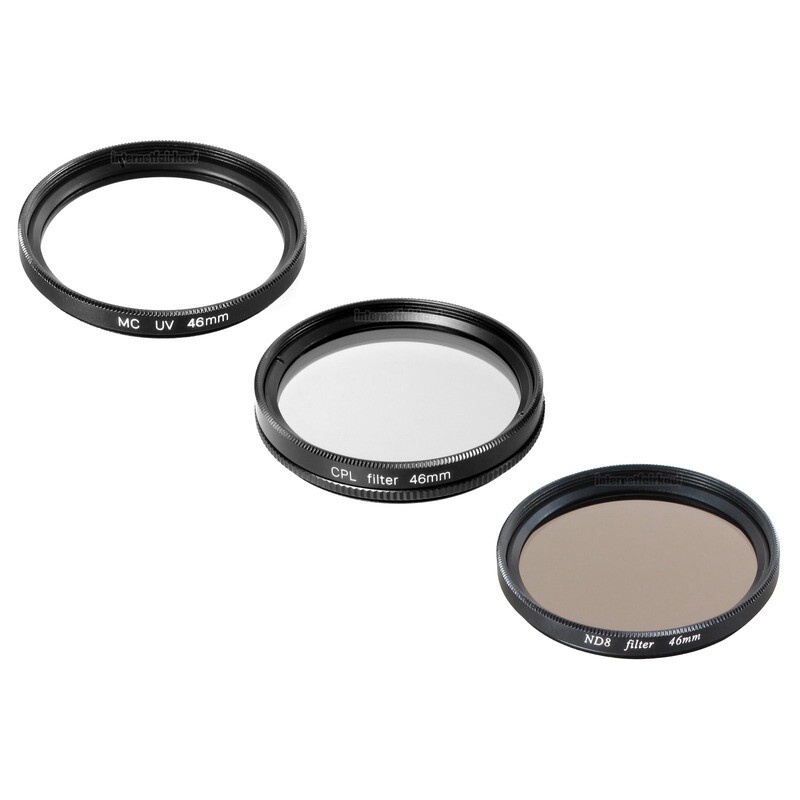 UV + Pol + ND8 Filter 46mm