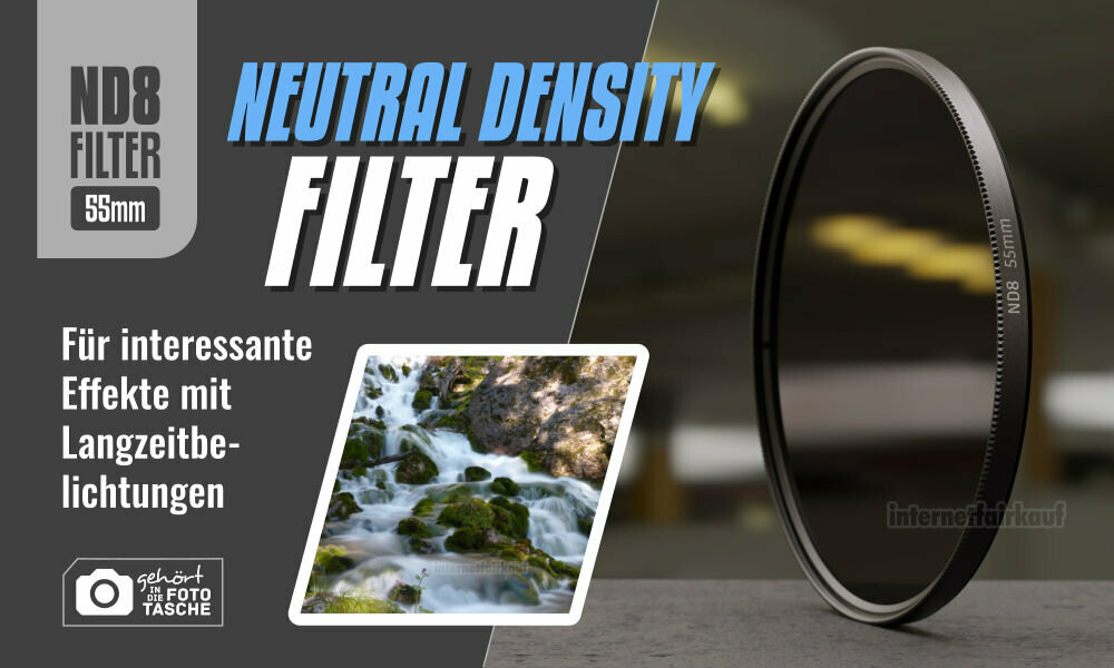 Graufilter ND8 passend für Panasonic Lumix FZ50 FZ72