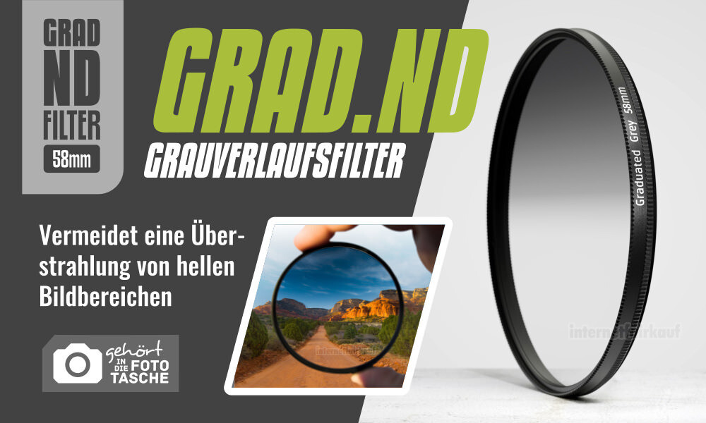 ND Grauverlaufsfilter 58mm