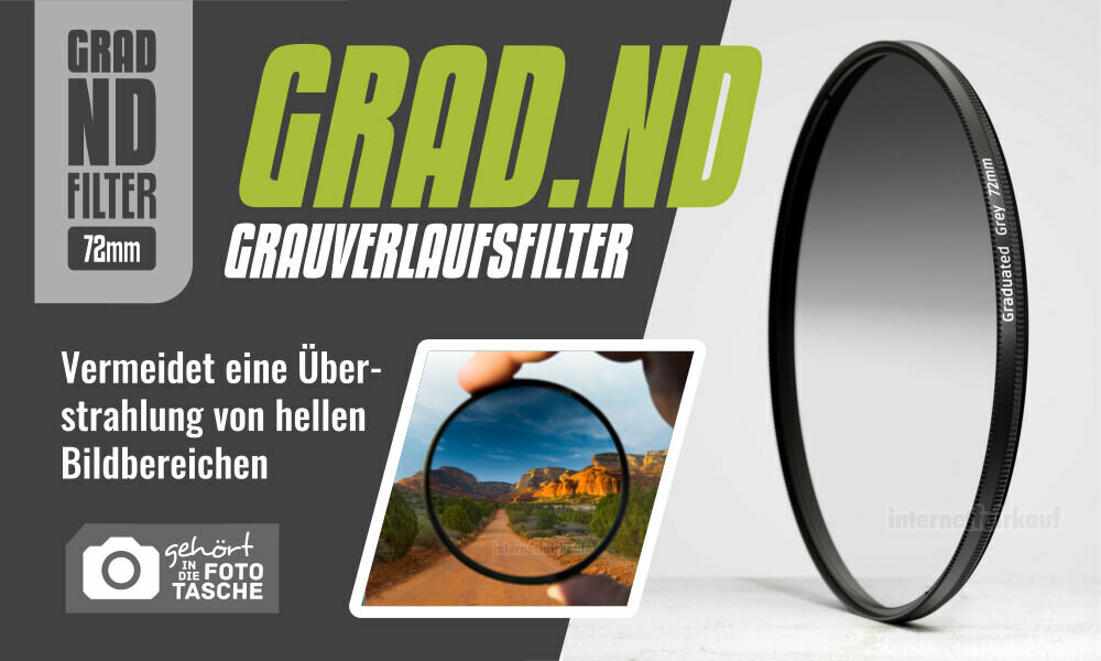 ND Grauverlaufsfilter 72mm