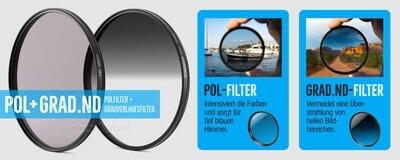 Pol + Grauverlaufsfilter 55mm