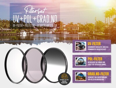UV + Pol + Grauverlaufsfilter 52mm