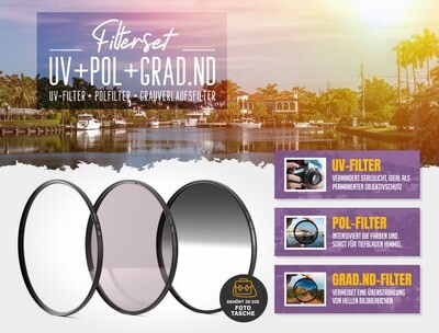 UV + Pol + Grauverlaufsfilter 77mm