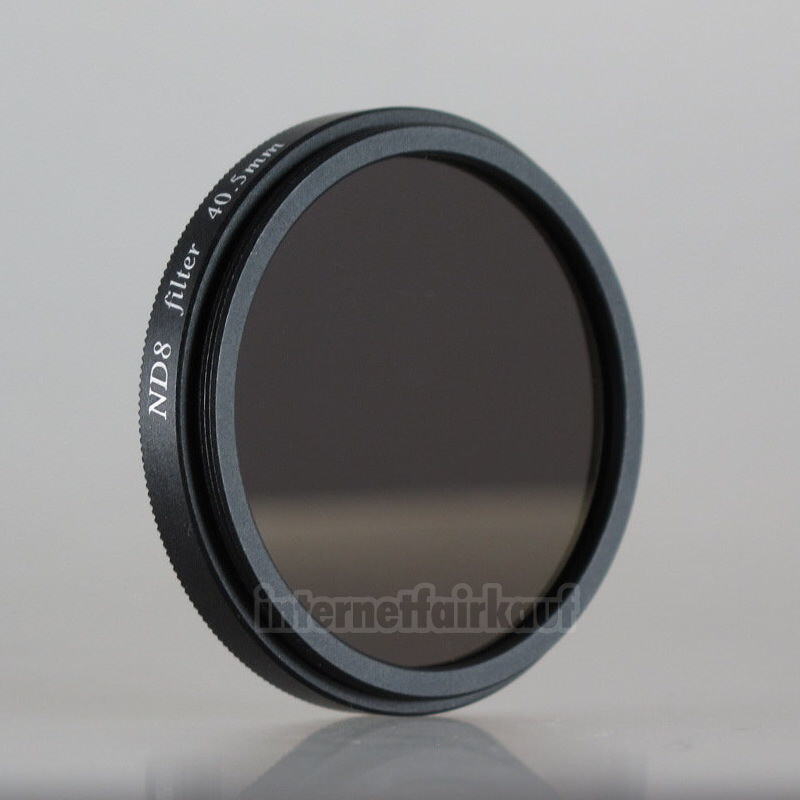 ND8 Graufilter passend für Sony Alpha A6100 A6400 A6600 und 16-50mm Objektiv