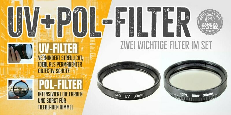 UV + Pol Filter 39mm