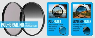 Pol + Grauverlaufsfilter 49mm