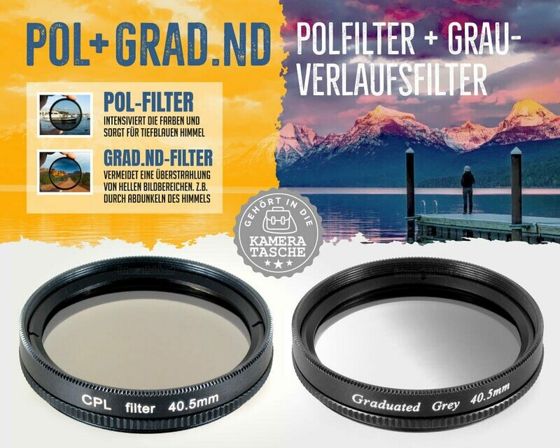 Pol + Grauverlaufsfilter 40.5mm