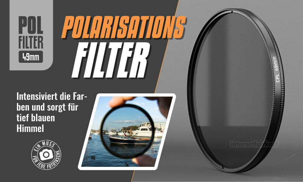 Polfilter circular passend für Panasonic HC-V757 HC-W858