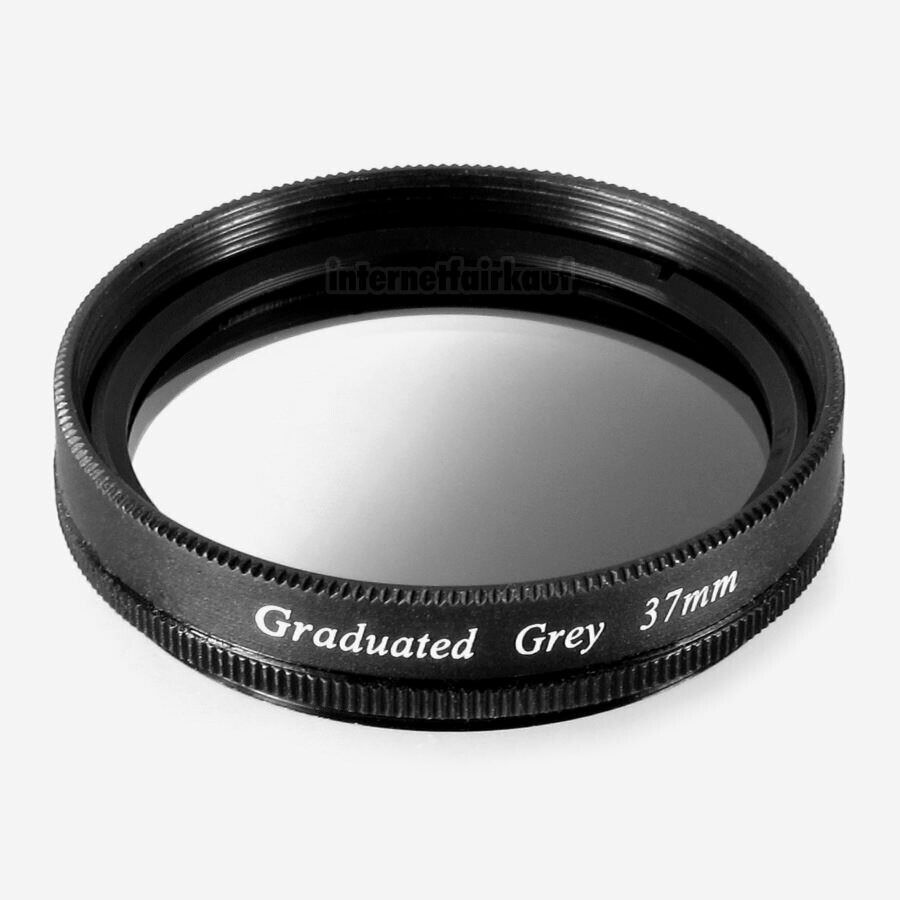 UV POL Grauverlaufsfilter passend für Olympus PEN E-PL7 E-PL8 mit 14-42mm Objektiv
