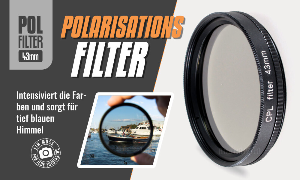 Polfilter circular passend für Samsung NX3300 NX3000 und 16-50mm Objektiv