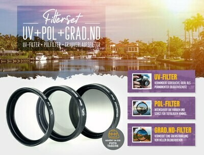 UV + Pol + Grauverlaufsfilter 39mm