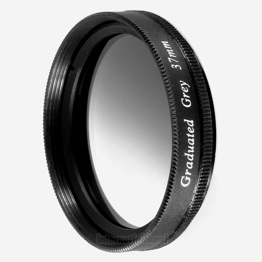 UV POL Grauverlaufsfilter passend für Olympus PEN E-PL7 E-PL8 mit 14-42mm Objektiv