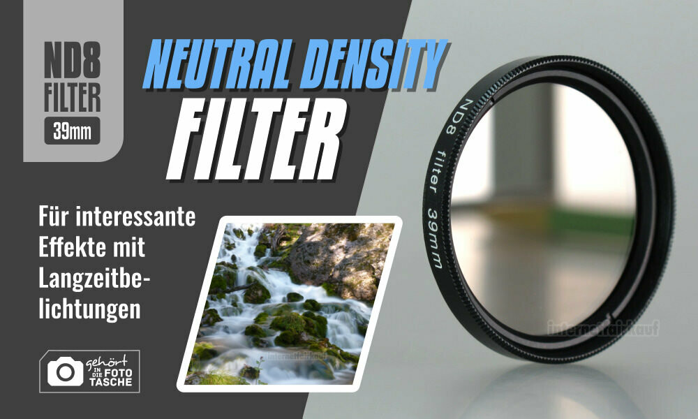 Graufilter ND8 39mm