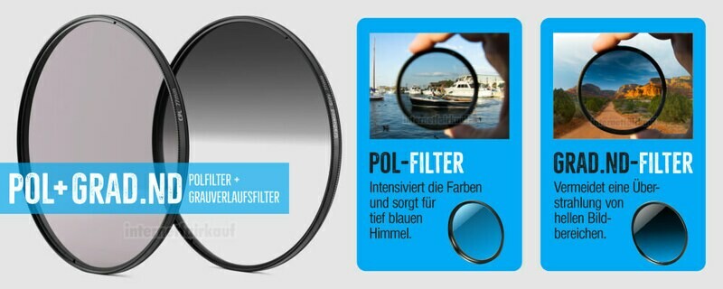 Pol + Grauverlaufsfilter 77mm