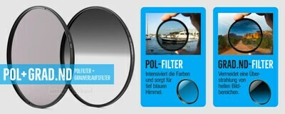 Pol + Grauverlaufsfilter 77mm