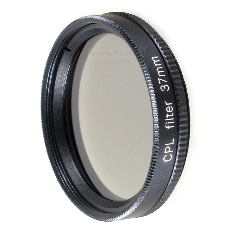 Polfilter circular 37mm, schwarz