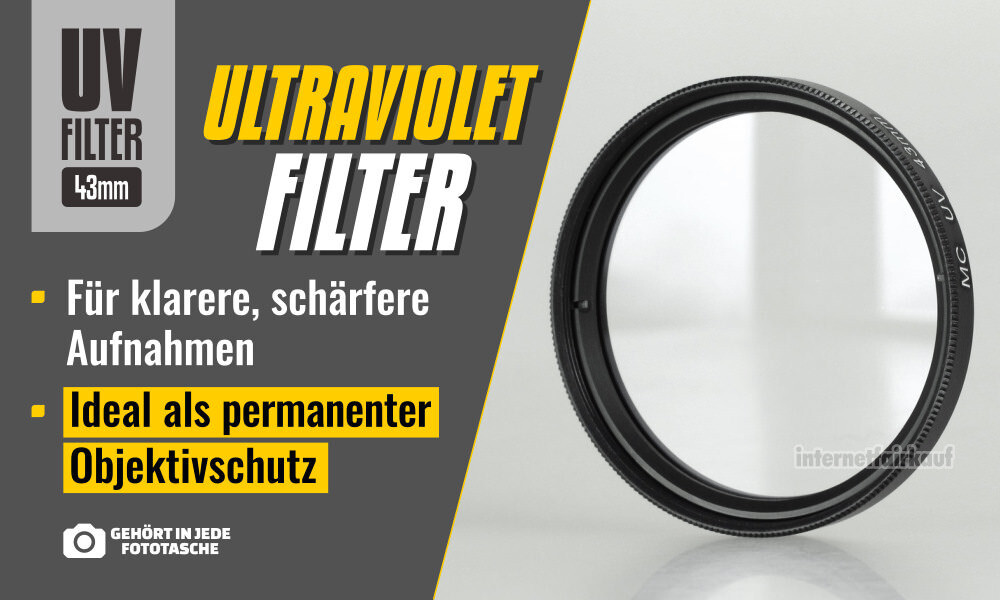 UV-Filter passend für Samsung NX500 und 16-50mm Objektiv