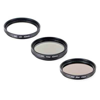 UV + Pol + ND8 Filter 43mm