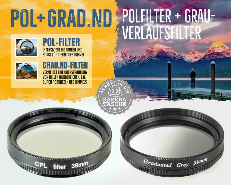 Pol + Grauverlaufsfilter 39mm