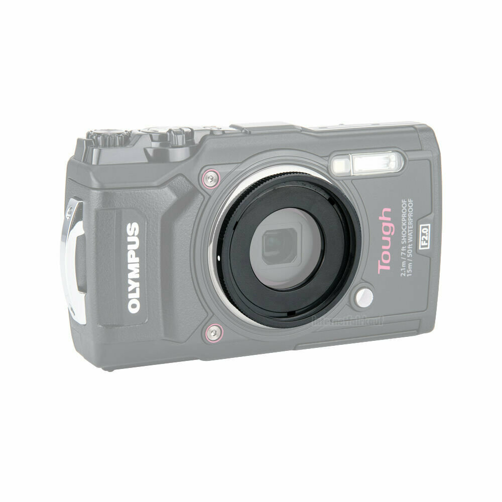 Zubehörset passend für Olympus TG1 TG2 TG3 TG4 TG5 TG6 TG7- 3 Filter Adapter