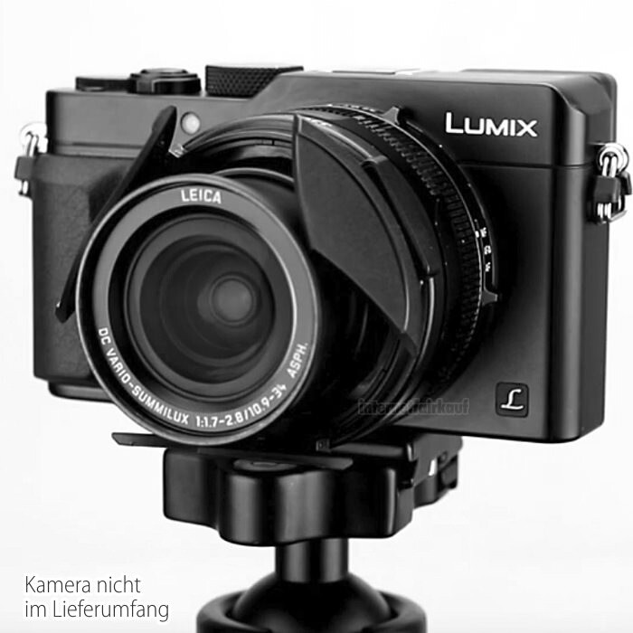 Zubehörset passend für Leica D-Lux 6 + Panasonic LX7 - Adapter Filter Deckel