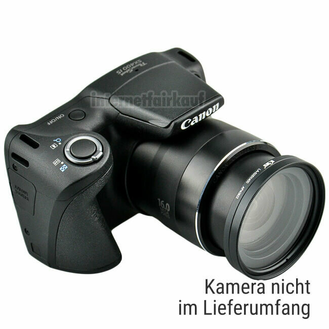 5-teiliges Zubehörset für Canon Powershot SX400 IS, 52mm