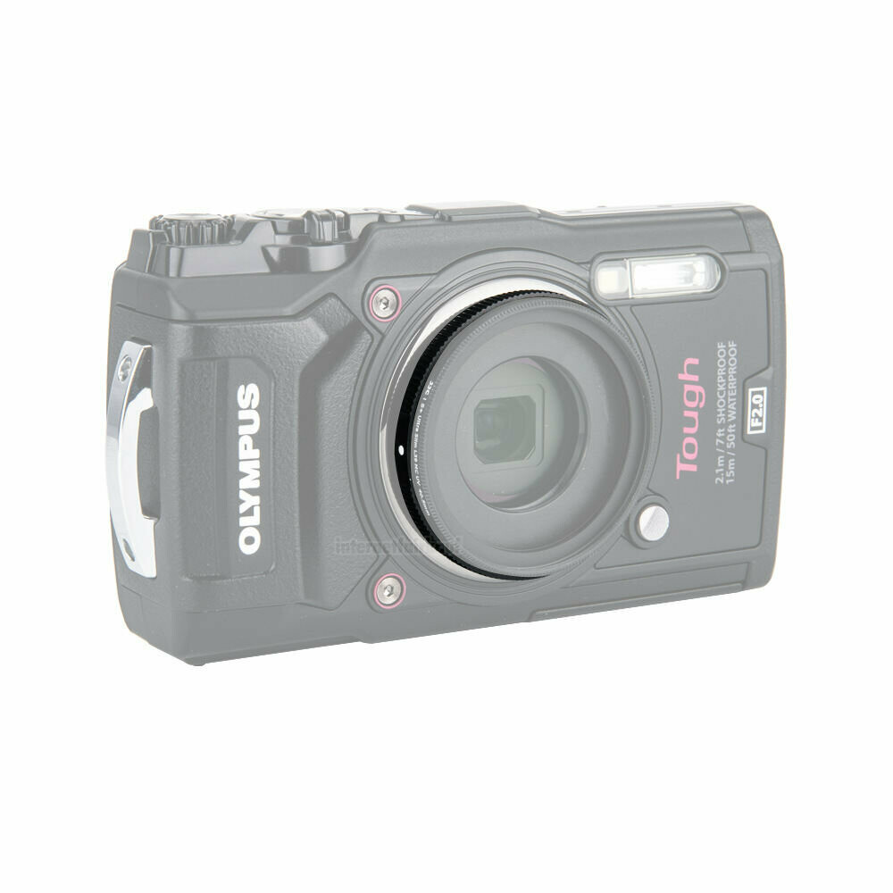 Zubehörset passend für Olympus TG1 TG2 TG3 TG4 TG5 TG6 TG7- 3 Filter Adapter