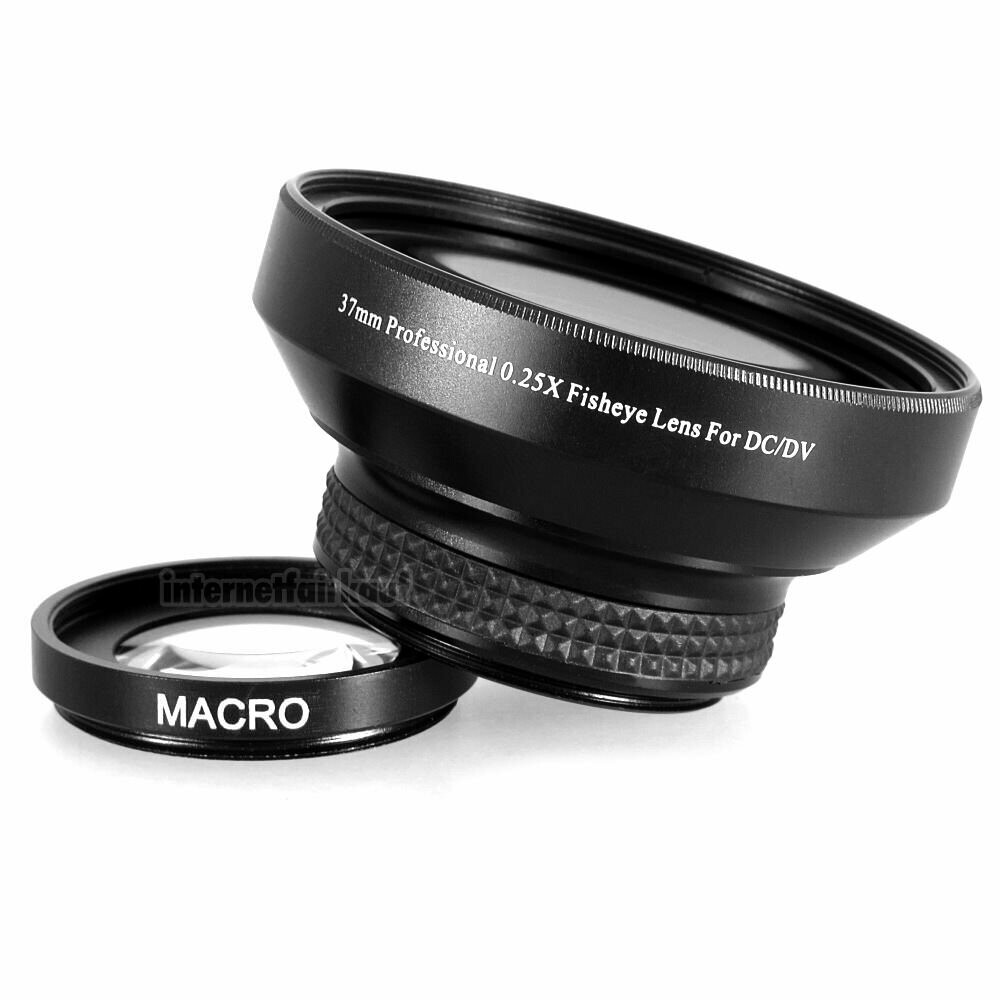 0.25x Fisheye Vorsatz passend für Canon Legria HF R87 HF R86
