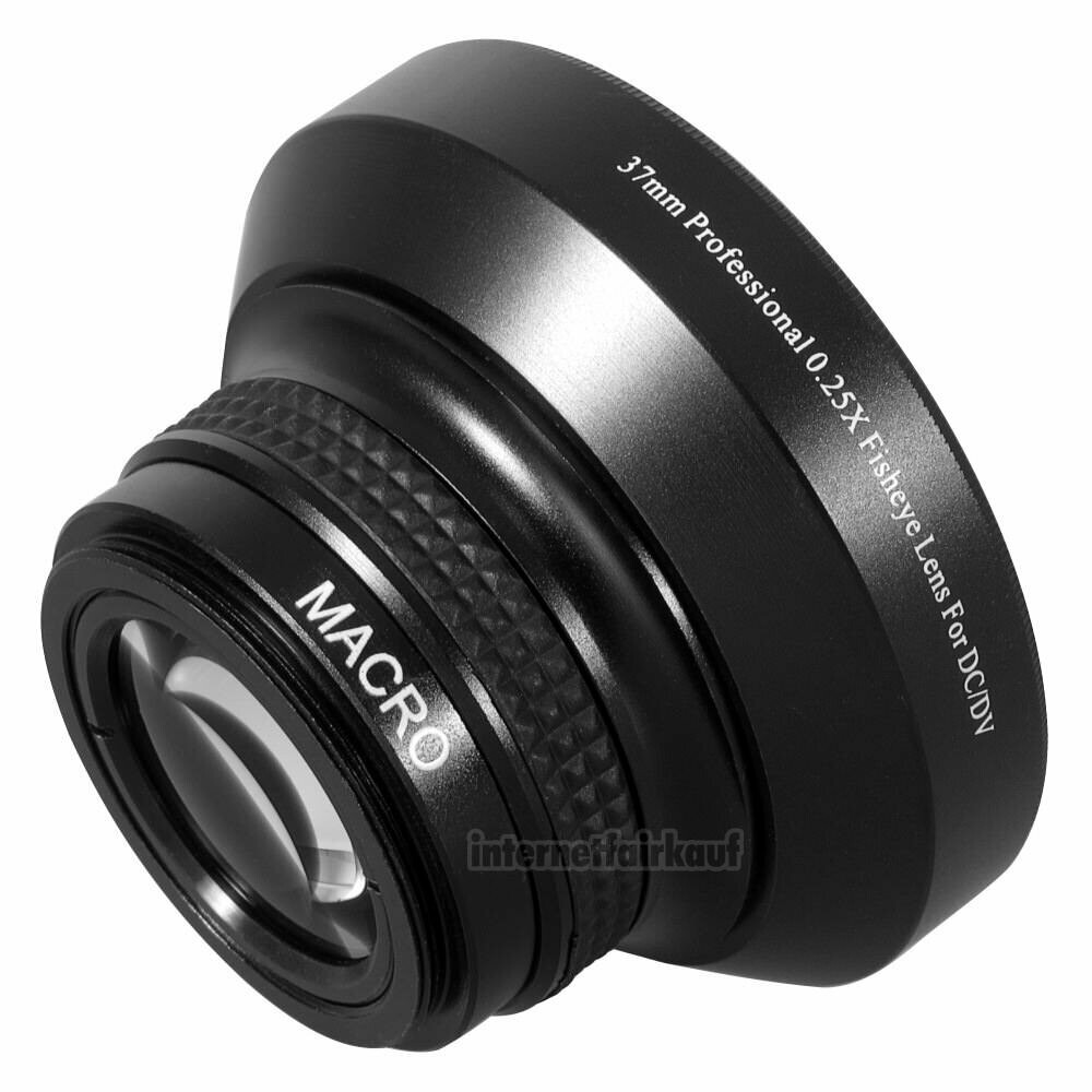 0.25x Fisheye Vorsatz passend für Canon Legria HF R87 HF R86