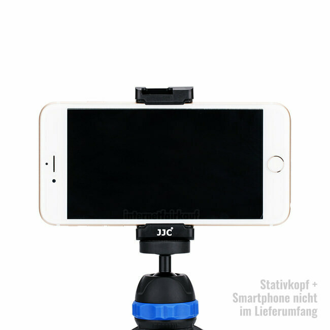 JJC SPC-1A Black - Smartphone Klemme zur Stativbefestigung