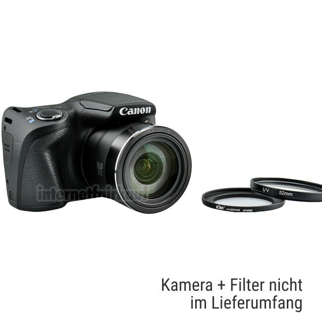 Kiwifotos LA-52SX400 Adapter für Canon Powershot SX400 IS